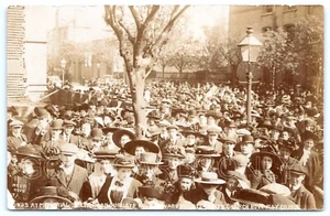 Hove King Edward Memorial 1910 Sussex Real Photo Postcard h 42 - Picture 1 of 1