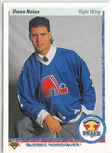1990-91 Upper Deck #352 Owen Nolan RC - Picture 1 of 2