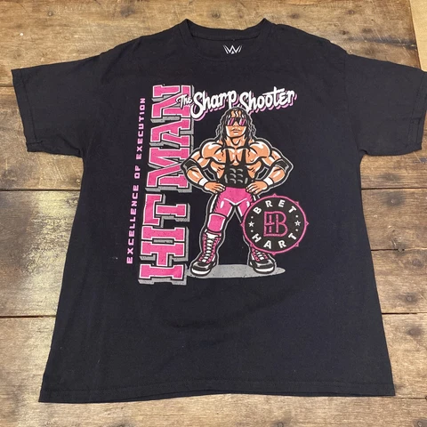 WWE Bret Hart sharp shooter 2021 Tee Shirt Large Cover