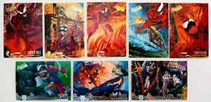 1995 Marvel Fleer Ultra Spiderman Carnage EE. UU., The Venom Flows conjunto mixto de 8 - Imagen 1 de 2