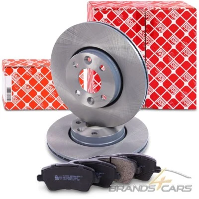 FEBI BILSTEIN FEBI BREMSSCHEIBEN +BELÄGE VORNE FÜR DACIA LOGAN NISSAN MICRA 3 RENAULT CLIO 3