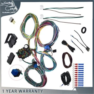 21 Circuit Wiring Harness For Chevy Ford Hotrods Universal Extra Long Wire - Picture 1 of 8
