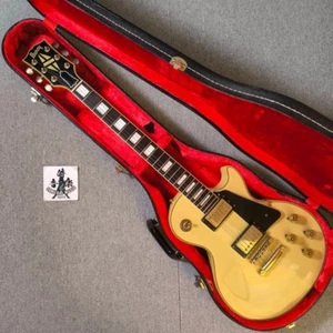 Burny Les Paul Custom Electric Guitar Diamond Inlay Randy Rhoads 4.3kg MIJ #5 - Picture 1 of 24