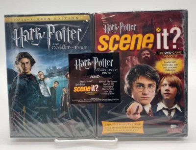 Harry Potter and the Goblet of Fire DVD & Harry Potter Scene It DVD Game 2 Pack - Image 1 of 4