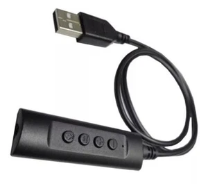 External USB Sound Card to 3.5mm Headset Microphone Converter 0.5m - Picture 1 of 7