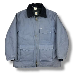 Vintage 80s Carhartt Canvas Work Quilted Barn Chore Coat Size XXL USA Made CQ288 - Bild 1 von 12