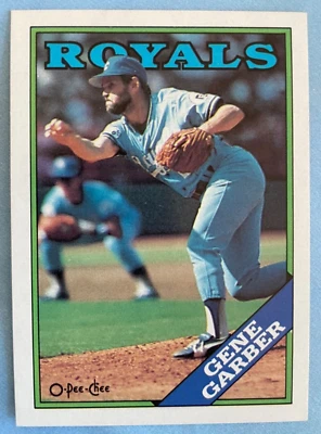 1988 O-Pee-Chee Baseball #289 Gene Garber - Kansas City Royals - Image 1 of 2