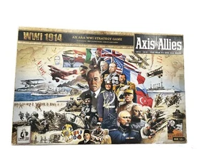 Axis & Allies WWI 1914 World War I Avalon Hill Board Game COMPLETE extra pieces - Picture 1 of 14