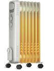 Rwflame Oil Filled Radiator 1500W With 3 Power Settings 7 Fins Portable Electric