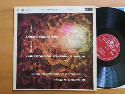 SB-2108 ED1 Elgar Enigma Variations Pierre Monteux RCA Living Stereo 1st S/S EX - Image 1 of 4