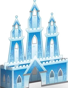 Snow Princess Frozen Winter Holiday Birthday Party Decoration Castle Centerpiece - Picture 1 of 1