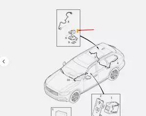 New Genuine Volvo S60 V90 S90 XC90 XC60 2019> Adapter for Tablet Holder 31470346 - Picture 1 of 5