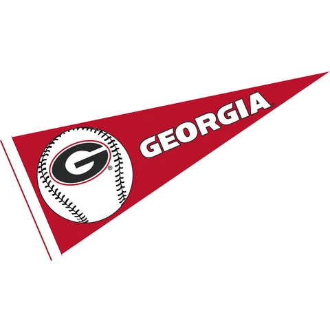 UGA Bulldogs 12 in X 30 in Baseball Pennant Cover