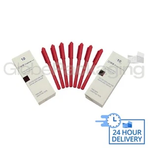 120 x QUALITÄT ROTER FINELINER BÜRO SCHULSTIFTE 0,4 mm - Bild 1 von 5