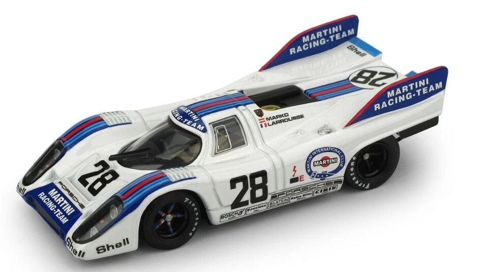 Brumm PORSCHE 917K N.28 MARTINI 1000 Km AUSTRIA 1971 MARKO-LARROUSSE 1:43 - Immagine 1 di 1