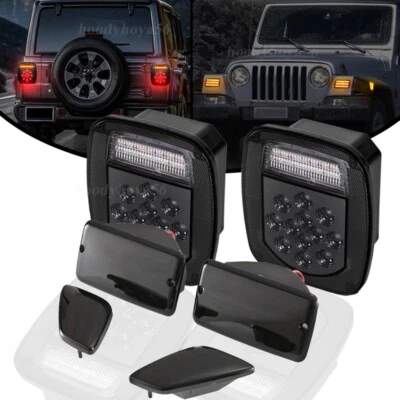 For Jeep Wrangler TJ 1997-06 39LED Tail Light Front Side/Bumper Turn Signal Lamp - Image 1 of 4