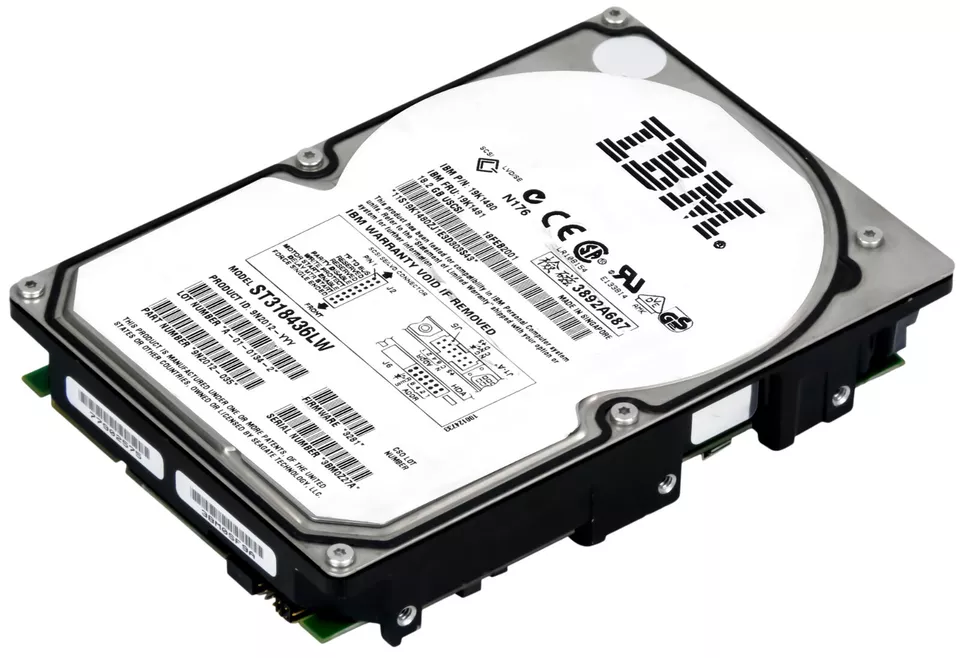 Hard Drive 19K1481 19K1480 ST318436LW 18GB 7.2K 2MB SCSI U160 3.5'' - Image 1 of 3