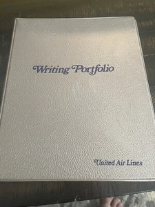 Vintage 70er United Air Lines Schreibmappe - Bild 1 von 3