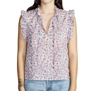 BB Dakota by Steve Madden Ditsy Floral Top Damen X-Large Neu mit Etikett - Bild 1 von 15
