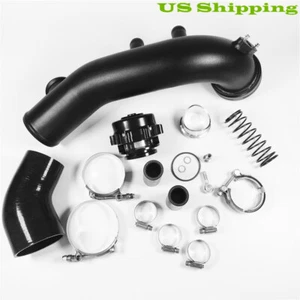 Tubo de admisión + válvula de soplado de 50 mm Q50 para BMW N54 E88 E90 E92 135i 335i xi NEGRO - Imagen 1 de 4