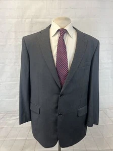 REDA 1818 MADISON Brooks Brothers Men's Gray Striped Wool Suit 45L 40X29 $1,595 - Picture 1 of 15
