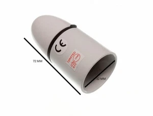 Kabelgriff Lampenhalter Bajonettkappe Anhänger T2 hitzebeständig 13 mm 100er-Pack - Bild 1 von 1