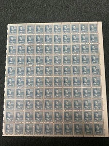 US SC#826, 21C STAMP CHESTER A. ARTHUR  SHEET OF 100 VF/ MNH - Post Office Fresh - Picture 1 of 6