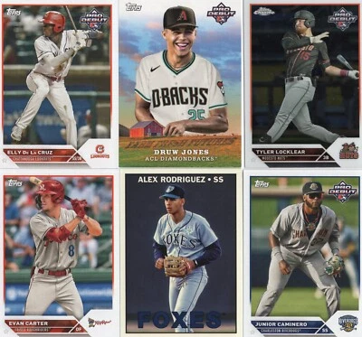 2023 Topps Pro Debut Baseball - Base Rookies, Chrome & Inserts - Pick From List! - Image 1 of 2