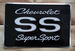 Chevrolet * super sport * Schild geprägt / US car / Harley / ca. 20x30cm