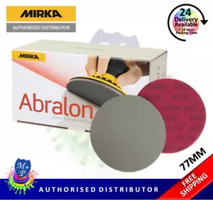 Discos de lijado abrasivo Mirka ABRALON 77 mm 3" 10 discos o 20 discos P500 a P4000 - Imagen 1 de 7