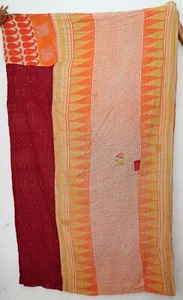 Beautiful Vintage Kantha Quilts Multicolor Bedding Blankets Very High Quality - Picture 1 of 2