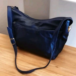 Cabin Creek schwarze Echtleder Handtasche goldfarbene Details Umhängetasche - Bild 1 von 10