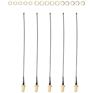 3X(5Er Stecker Antenne WiFi Pigtail SMA Buchse auf IPX VerläNgerungskabel 18471 - Afbeelding 1 van 7
