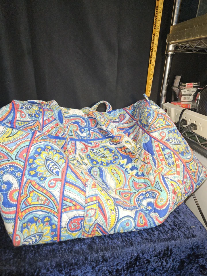 Vera Bradley Marina Paisley Pattern Grand Weekend Traveler Bag @Hg - Image 1 of 4