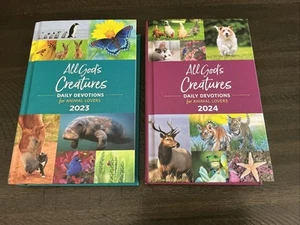 All God's Creatures: Daily Devotions for Animal Lovers /2023-2024 Guideposts HC - Picture 1 of 7