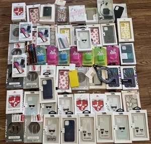 Bulk Lot IPhone And IPod Cases & Chargers Polaroid Resale Junk Drawer Reseller - Picture 1 of 24