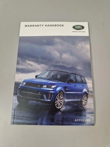 Unused Range Rover Owners Warranty Handbook / Manual Book, Petrol & Diesel - Picture 1 of 5