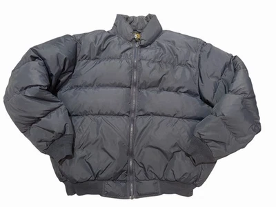 VTG 80s Eddie Bauer Goose Down Coat Puffer Parka Bomber Quilted Jacket Men’s L - Image 1 of 4