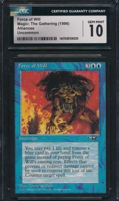 Alliances Force of Will CGC 10 Graded Magic MTG (6020) - Image 1 of 3