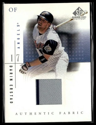 2001 SP Game Used Edition #DE Darin Erstad Authentic Fabric - Image 1 of 2