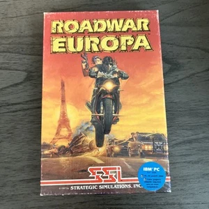 Vintage ROADWAR EUROPA Commodore AMIGA Video Game by SSI Floppy Very Nice - Picture 1 of 6