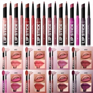 Non-Stick Lip Gloss LipLiner Combo Set Matte Velvet Lipstick Waterproof Pigment！ - Picture 1 of 29