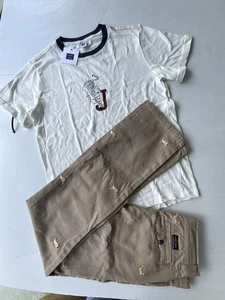 Camiseta Janie & Jack Big Boys Talla 12, Pantalones Nuevos Con Etiquetas - Imagen 1 de 4