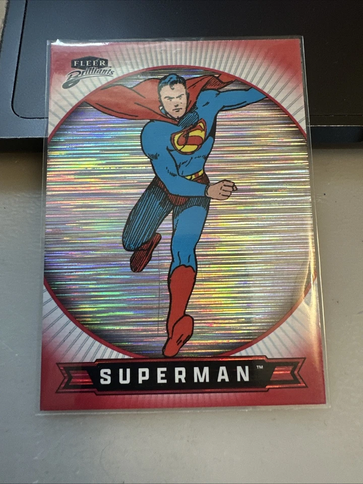 2025 Fleer Brilliants Superman /1938 Red Heat Vision #1 - Image 1 of 2