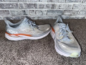 Hoka One One Clifton 8 Blue Fog Plein Air Women Running Shoes BFPA Size 10.5 B - Picture 1 of 11