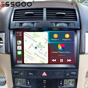 9" Android14 For VW Touareg 2003-2010 Car GPS Navi Carplay Stereo Radio BT 2+32G - Picture 1 of 14