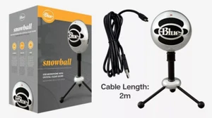 Microphone antibruit USB Blue Snowball Streaming - NEUF - Photo 1/1