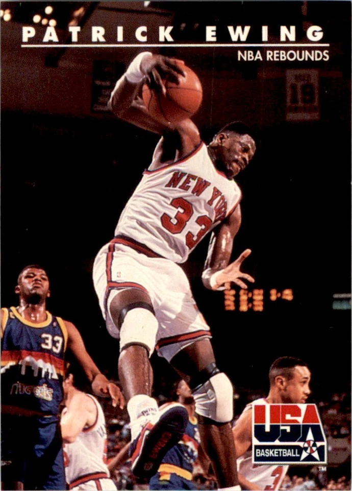 1992-93 SkyBox USA Basketball Patrick Ewing Basketball Cards #27 - Image 1 of 2