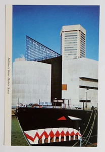National Aquarium Inner Harbor USS Torsk Submarine Baltimore MD Postcard c1980s - Picture 1 of 2