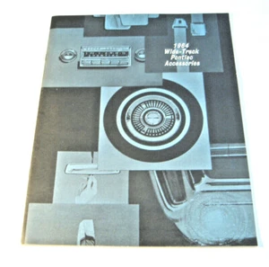 1964 ACCESSORI PONTIAC WIDE-TRACK ~ BROCHURE AUTO - Foto 1 di 12